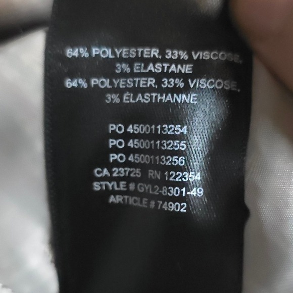 Aritzia Sunday Best Tartine Pleated Dress Gray Houndstooth Fit&Flare Long Sleeve - Picture 5 of 10